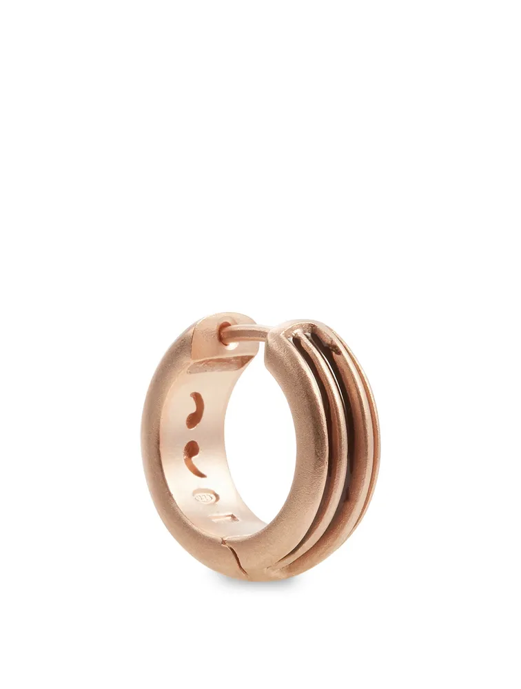 Acies 18K Rose Gold Plated Hoop Earring