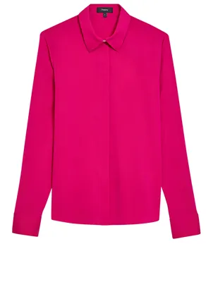 Silk Stretch Fitted Shirt