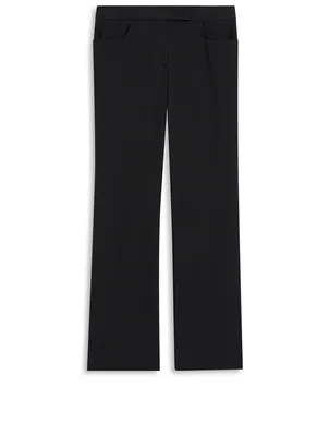 Cotton Stretch Cropped Pants