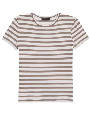 Tiny Modal T-Shirt Striped Print