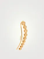 Left 18K Gold Floating Diamond Earring