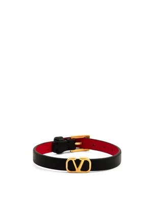 VLOGO Leather Bracelet