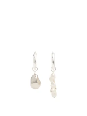 Ice And Fog Earrings With Pearls