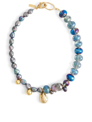 Stratus Necklace With Pearls