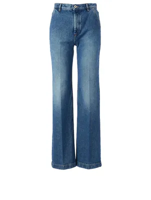 Flared High-Waisted Jeans