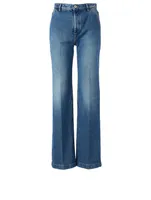 Flared High-Waisted Jeans