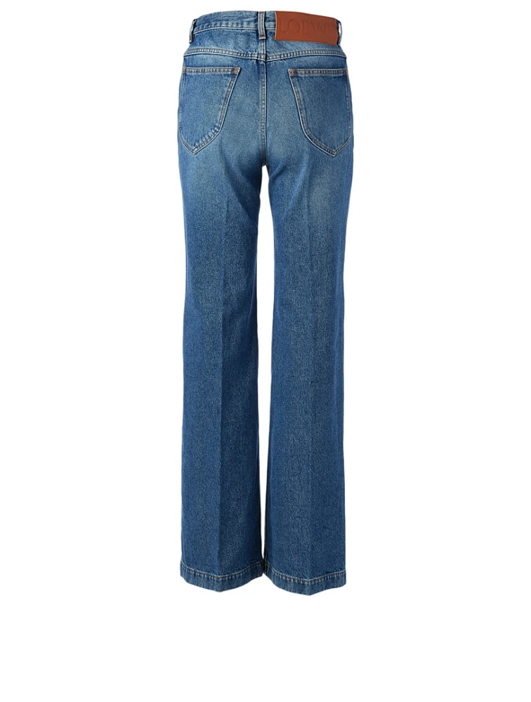 Flared High-Waisted Jeans