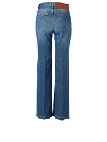 Flared High-Waisted Jeans