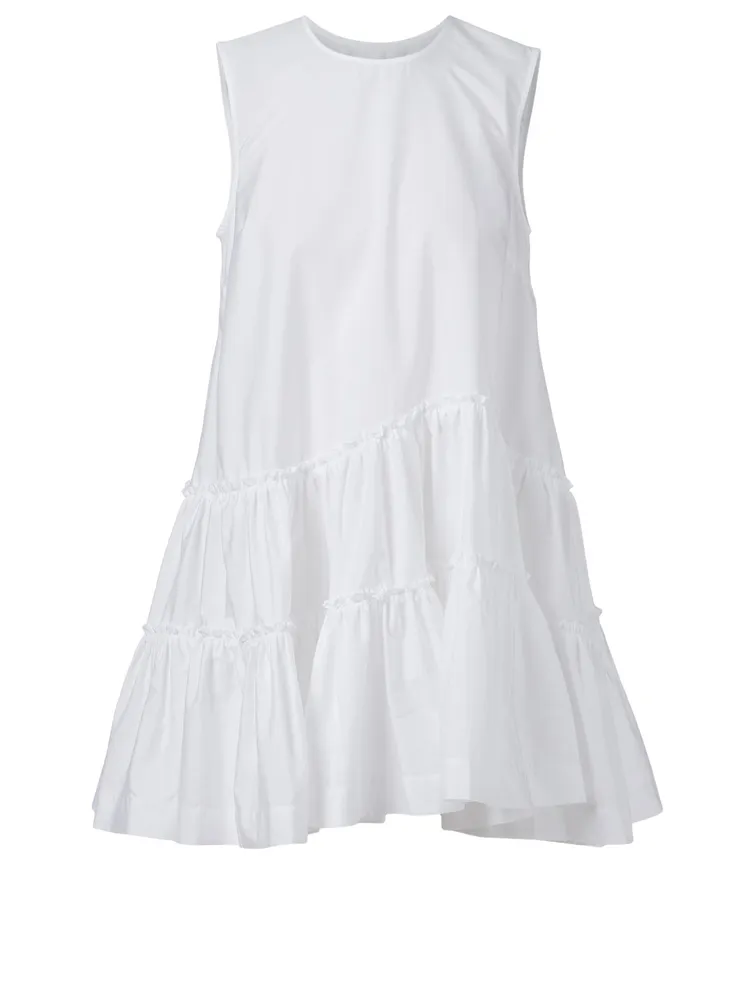 Cotton Sleeveless Mini Dress