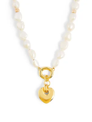 Heartbreak Necklace With Pearls