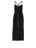 Tikuri Cotton Belted Maxi Sundress