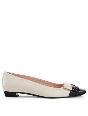 Belle Vivier 25 Patent Leather Pumps With Duo Buckle