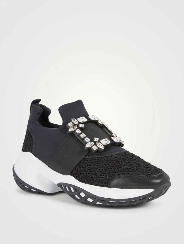 Viv' Run Strass Mesh Neoprene Sneakers