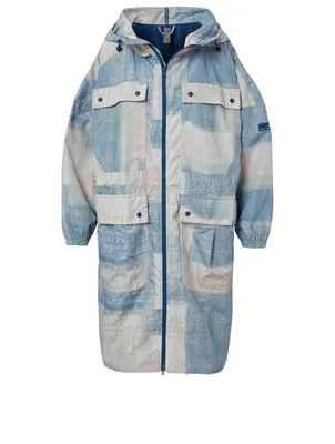 Printed Water-Repellent Parka