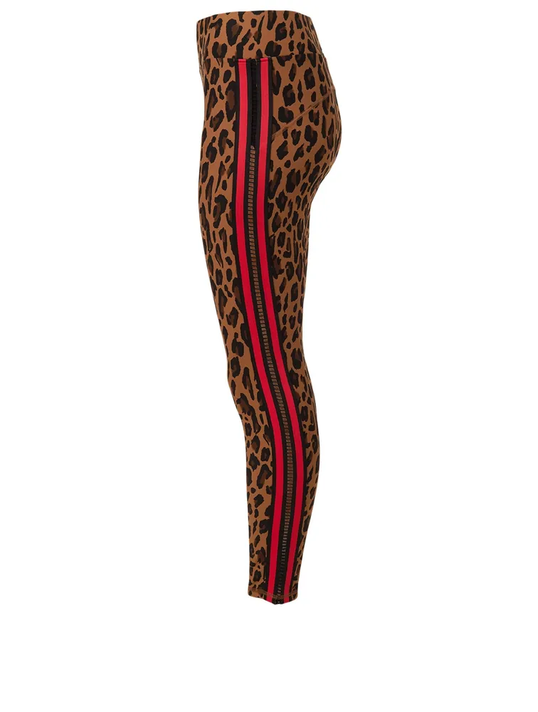 MICHI Strike Leggings In Leopard Print