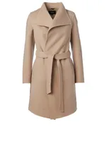 Laila Wool Wrap Coat