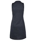 Net-T Sleeveless Track A-Line Dress