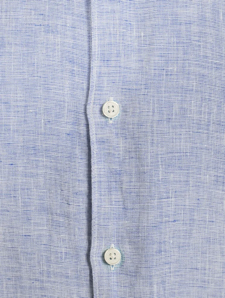 Giles Linen Tailored Shirt