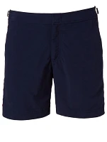 Bulldog Swim Shorts With Stripe
