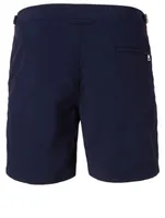 Bulldog Swim Shorts With Stripe