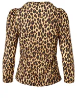 Karlie Cotton Top Leopard Print