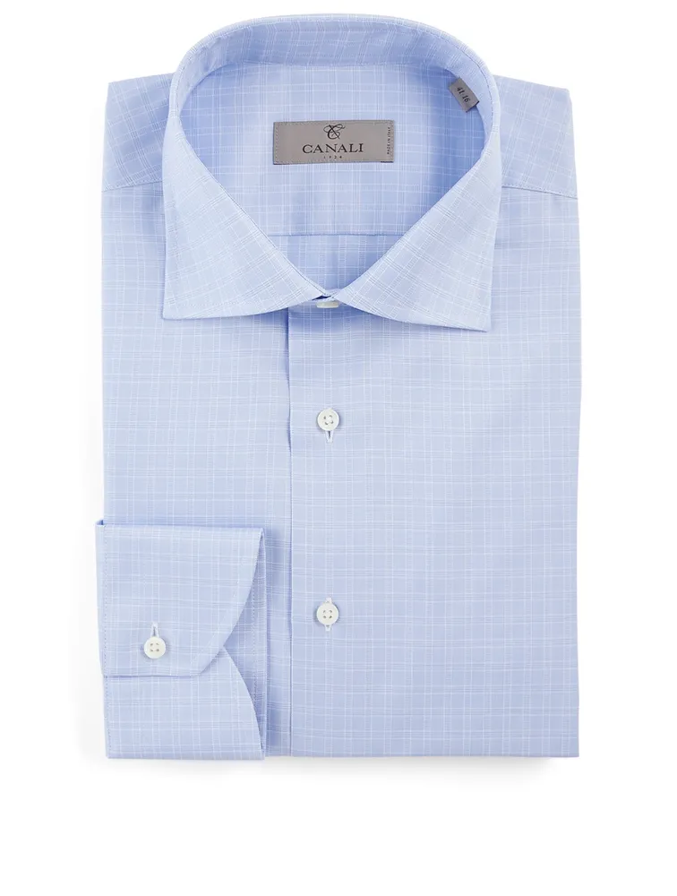 Cotton Shirt Tonal Check Print