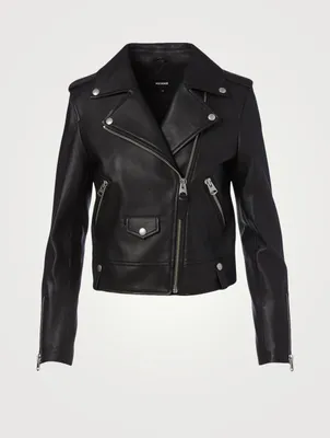 Baya Leather Moto Jacket