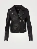 Baya Leather Moto Jacket