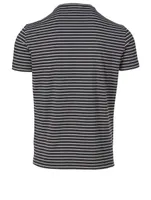 Cotton T-Shirt Striped Print