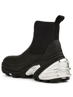 Rubber Ankle Boots With Vibram Sole