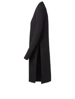 Fleece Slit Duster Cardigan