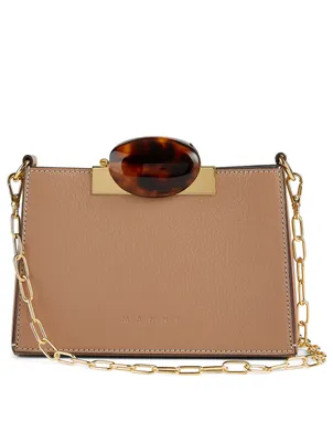 Galet Leather Pochette Bag