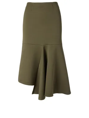 Asymmetrical Midi Skirt