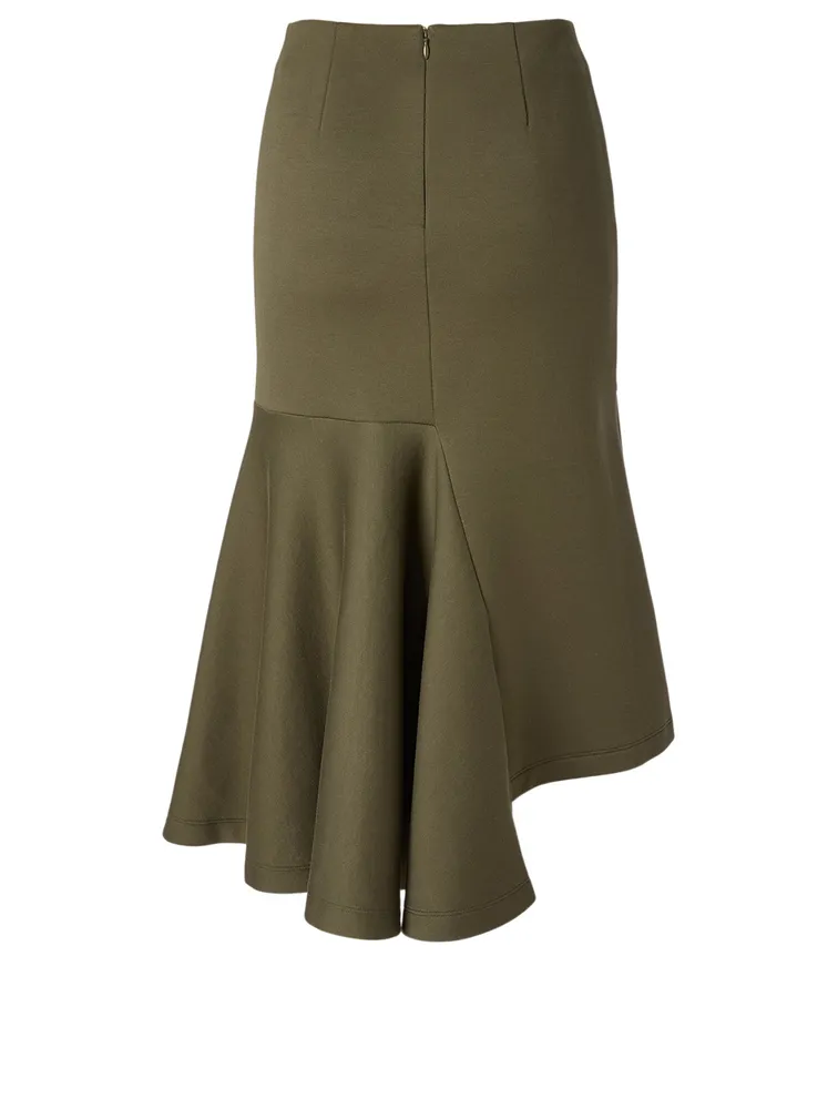 Asymmetrical Midi Skirt