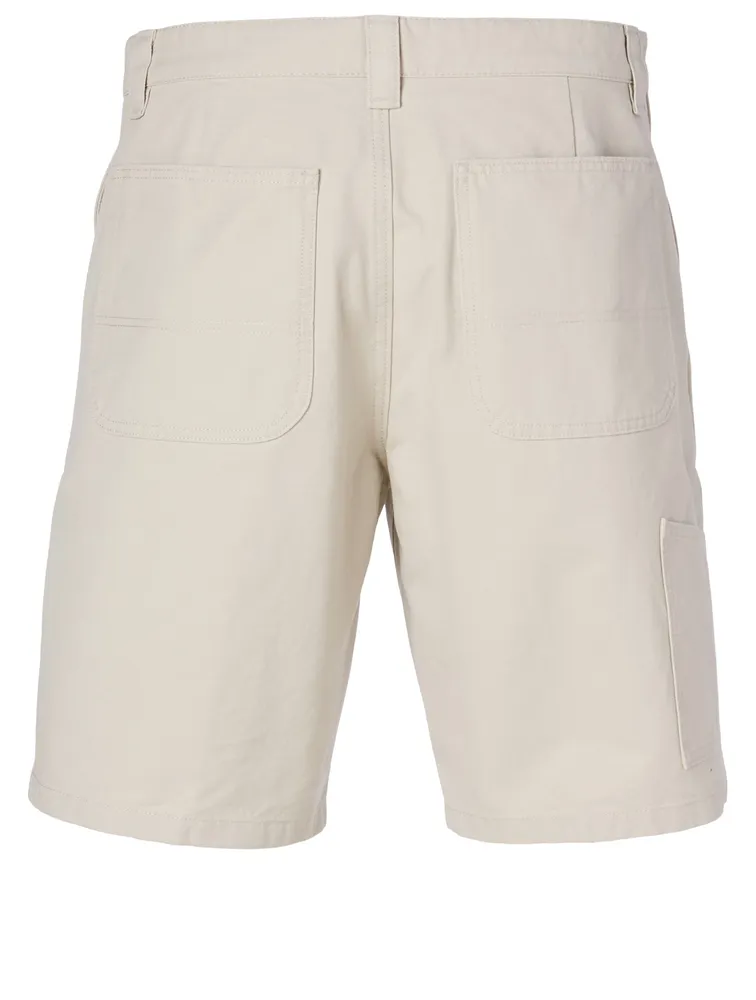 Cotton Canvas Shorts