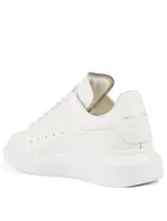 Oversized Leather Sneakers With Glow The Dark Splatter
