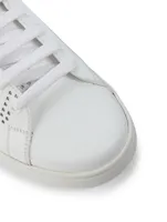 Backnet Perforated Leather Sneakers