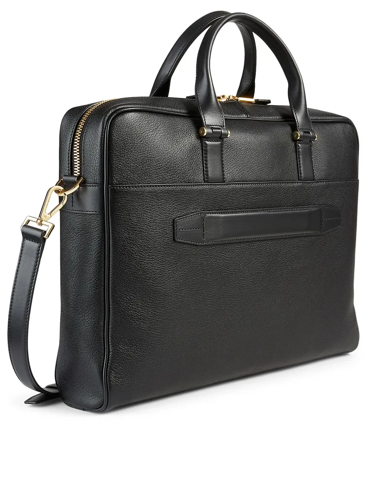 Slim Leather Briefcase