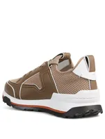 Siracusa Leather And Mesh Sneakers