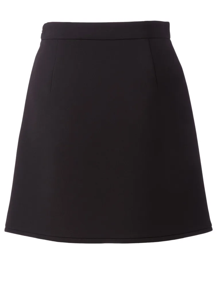 Faille Cady Mini Skirt