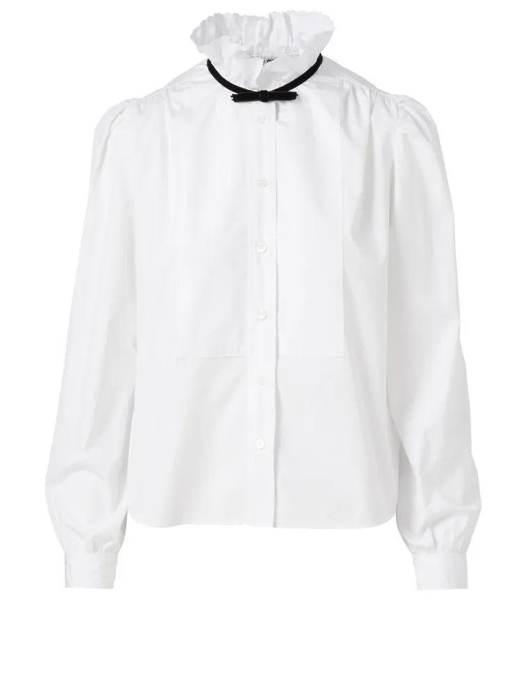 Cotton Poplin Blouse