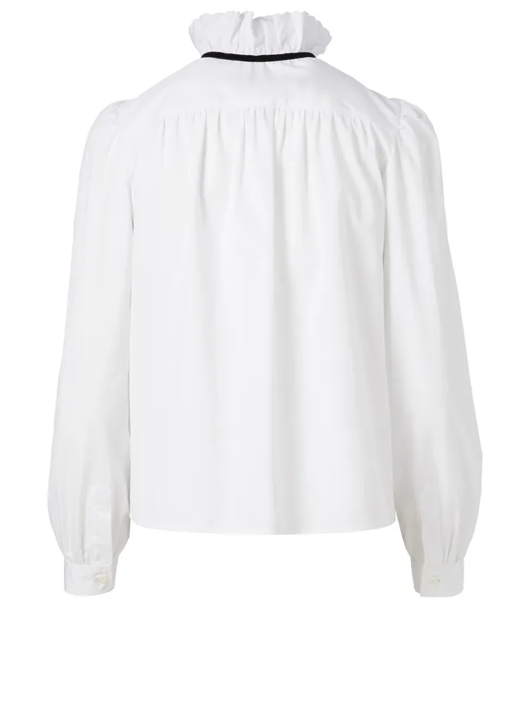 Cotton Poplin Blouse