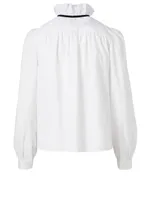 Cotton Poplin Blouse