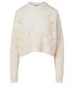 Cashmere And Mohair Boxy Sweater