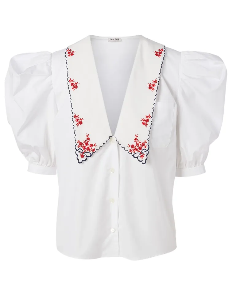 Silk Embroidered Blouse