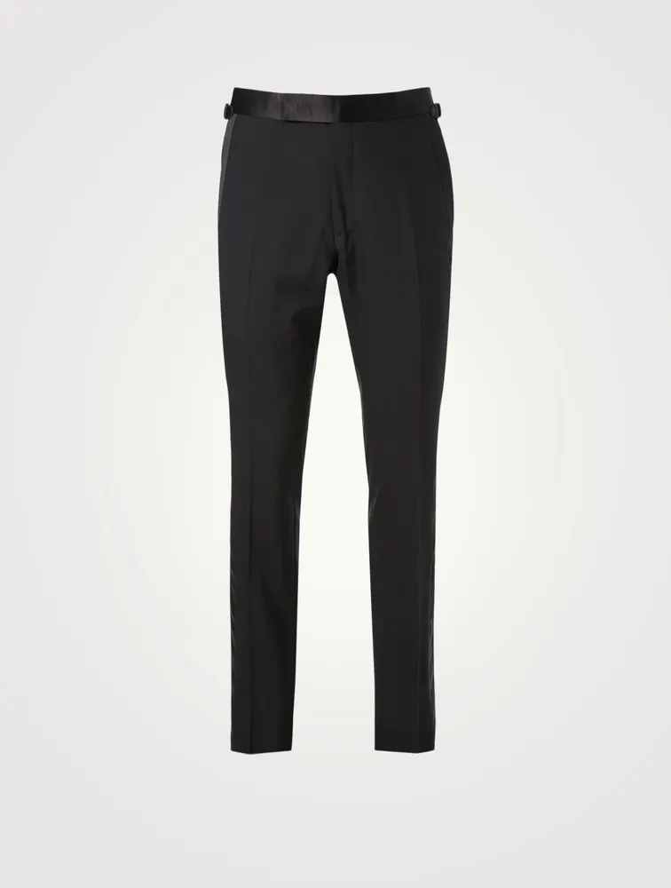 Shelton Wool Tuxedo Pants