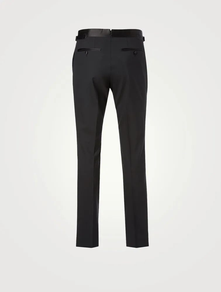 Shelton Wool Tuxedo Pants