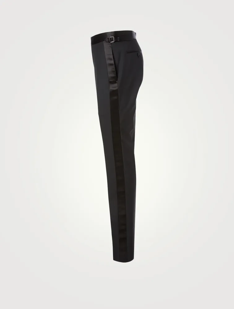 Shelton Wool Tuxedo Pants