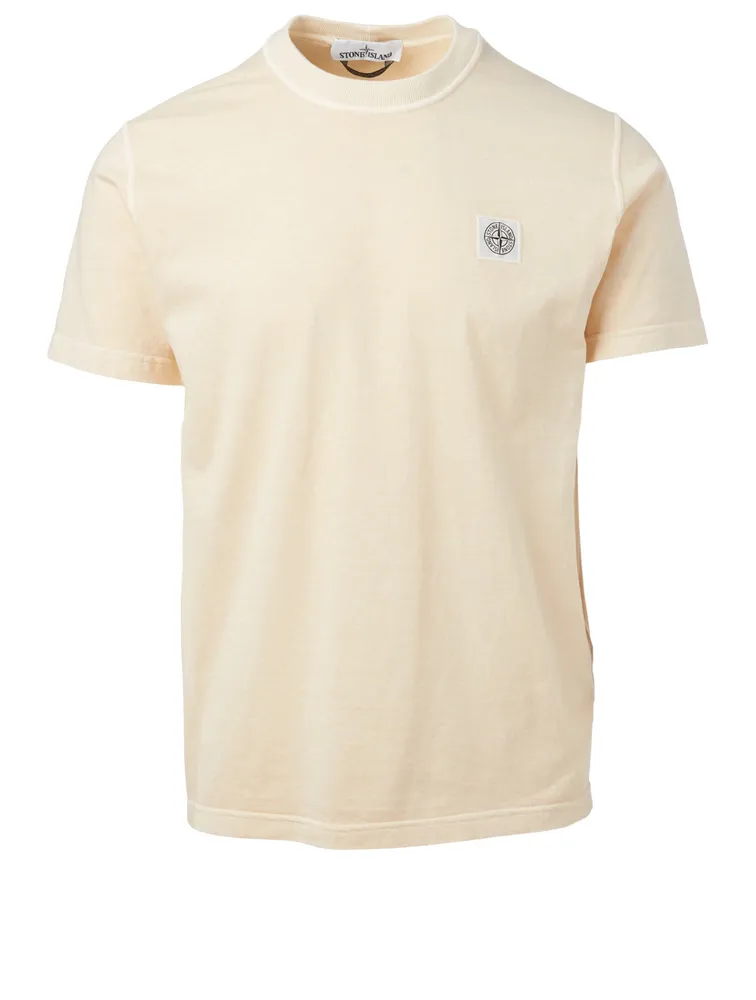 Cotton T-Shirt With Logo Patch