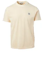 Cotton T-Shirt With Logo Patch